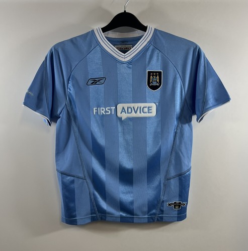ウェア Manchester City 03/04 Home 2003-04 Manchester City Home Shirt Anelka #39 - 6/10 - (XL)