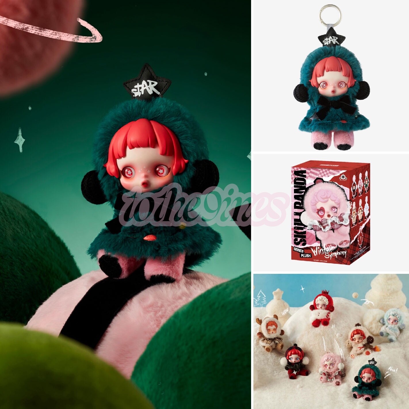Skullpandawintersymphony Xスワロフスキー SKULLPANDA Winter Symphony Series Plush - POP MART (Japan)