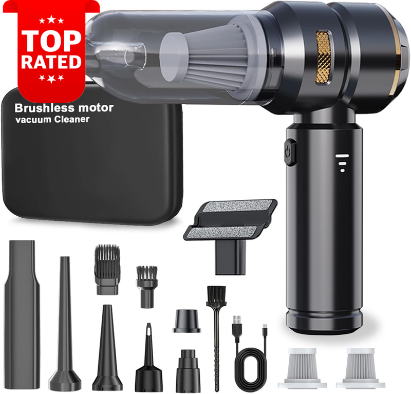 22000Pa Car Vacuum Cleaner Rechargeable Handheld Cordless Mini Vacuum Blower