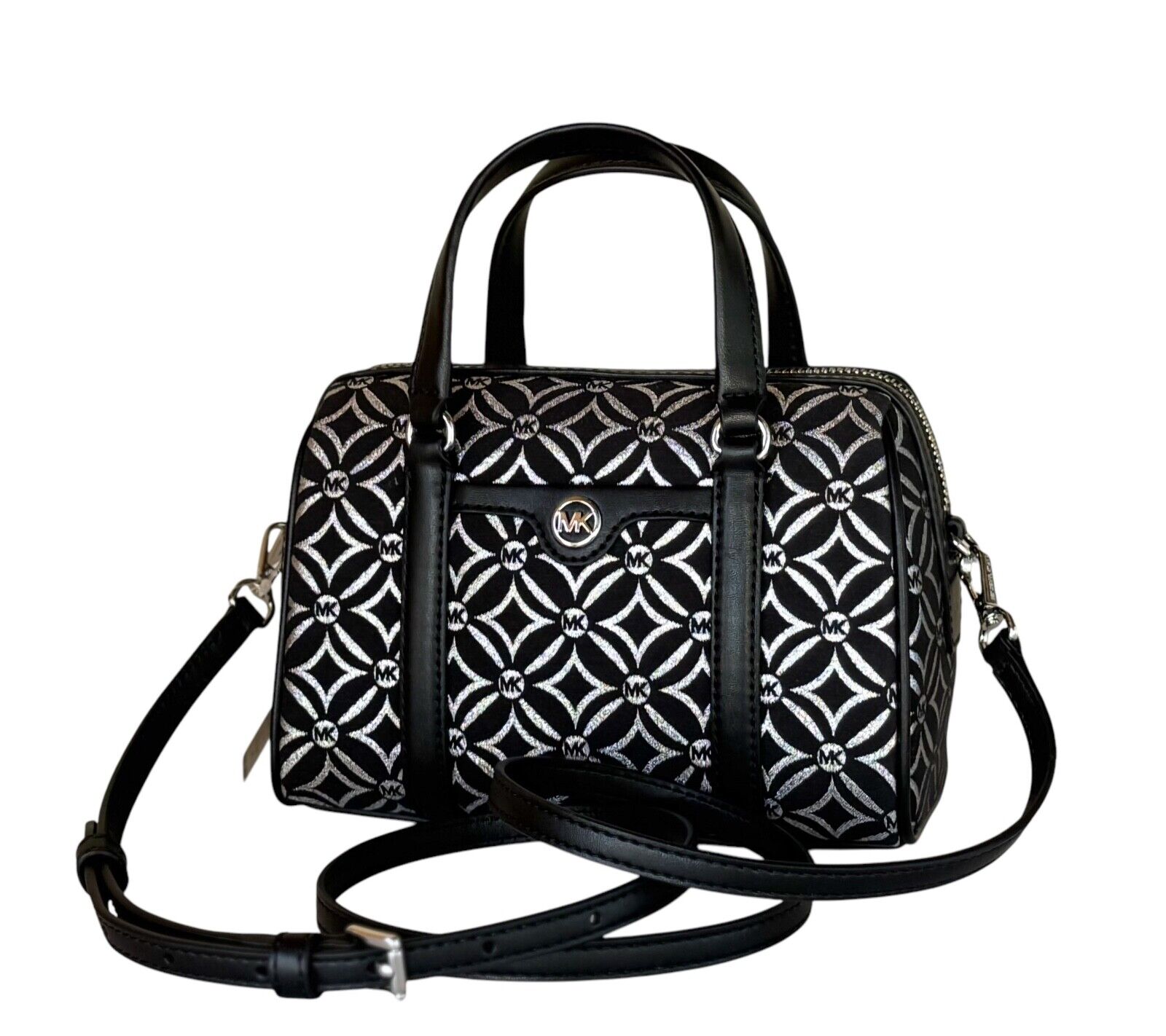 MICHAEL KORS TRAVEL SM DUFFLE CROSSBODY BAG GRAPHIC LOGO MICHAEL KORS TRAVEL SM DUFFLE CROSSBODY BAG GRAPHIC LOGO