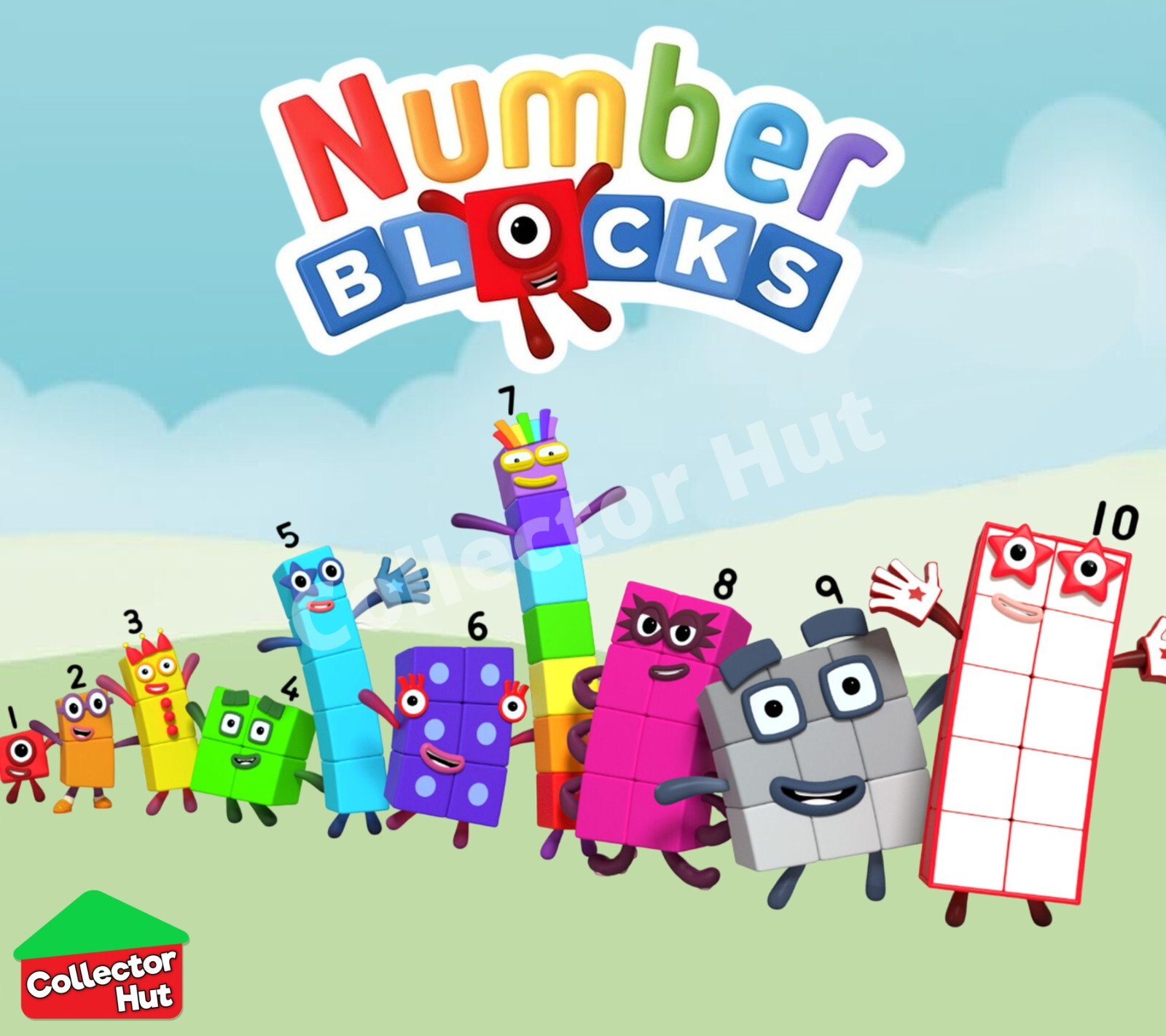 Numberblocks Friends Mathlink Cubes Figure 1-30 Educational