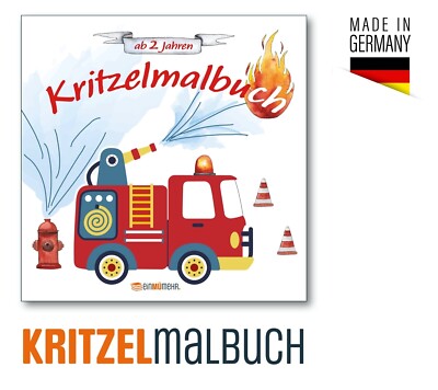 Kritzelmalbuch für Jungs ab 2 Jahren, Förderung der Kreativität