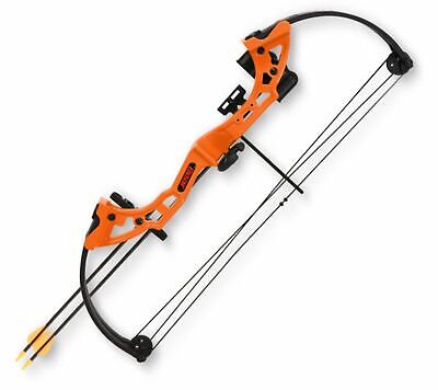 Bear Archery Brave (Orange) RH Youth Compound Bow Package #A