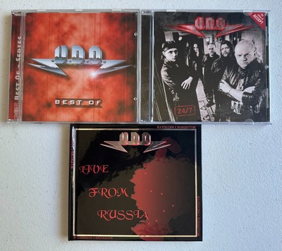 U.D.O. [ACCEPT] - BEST OF/''24/7''/LIVE FROM RUSSIA - LOT OF 3 TITLES - PRE-OWNED