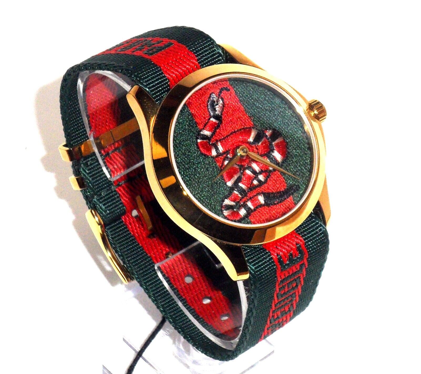 GUCCI $880 MENS GOLD/RED,GREEN Le Marché Des Merveilles GUCCI $880 MENS GOLD/RED,GREEN Le Marché Des Merveilles