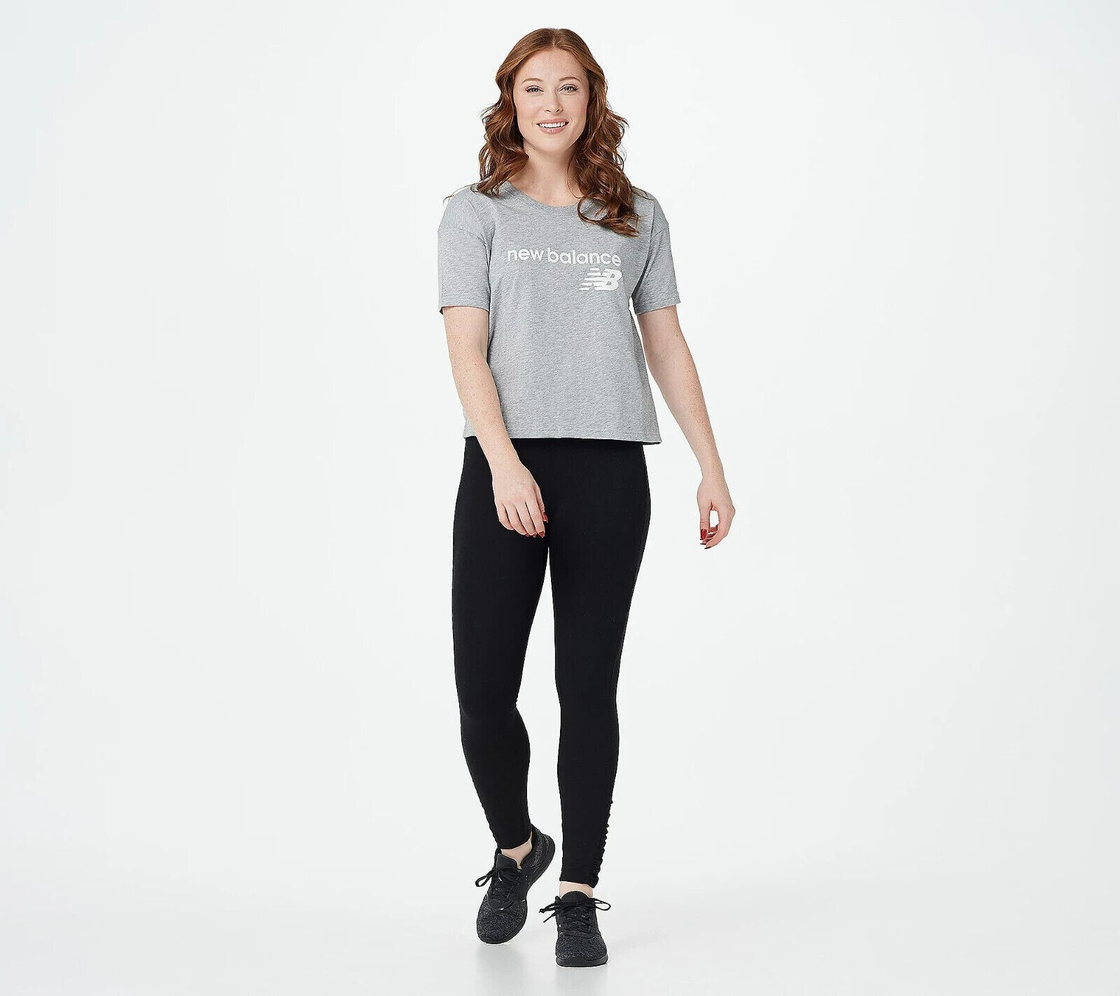 New Balance Women's Top Short Sleeve Jersey A387043 ATHLETIC