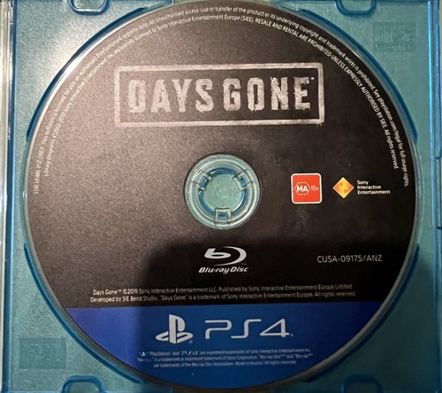 Days Gone (PS4) Mint Condition - Game In Stock.No case - Picture 1 of 1