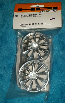 HPI Racing LP32 Wheel ATG RS8 Chrome (2) HPI33463 33463