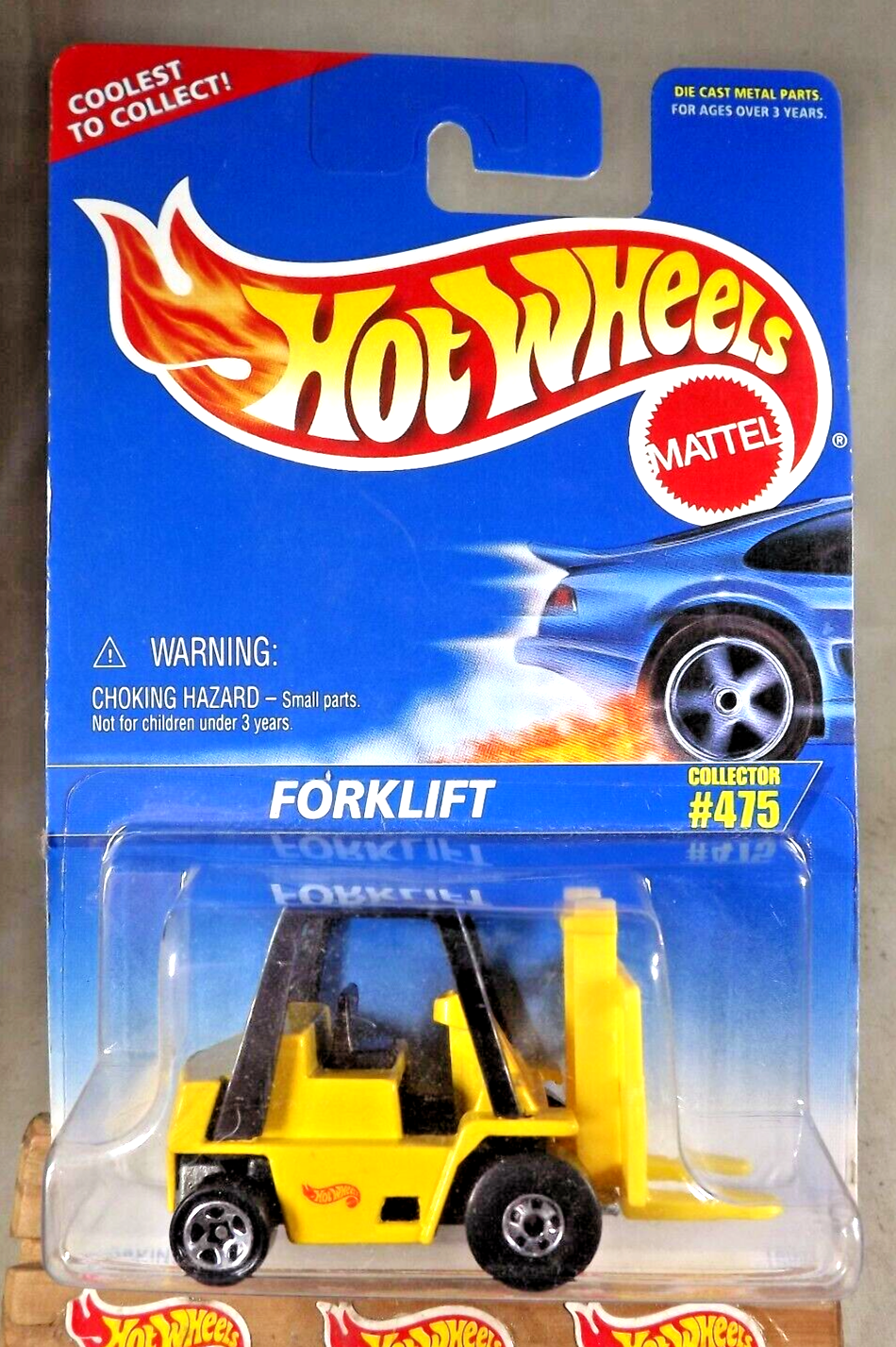 Blue/white Card #475 Forklift Yellow/black W/chrome 5 & Bw Spoke