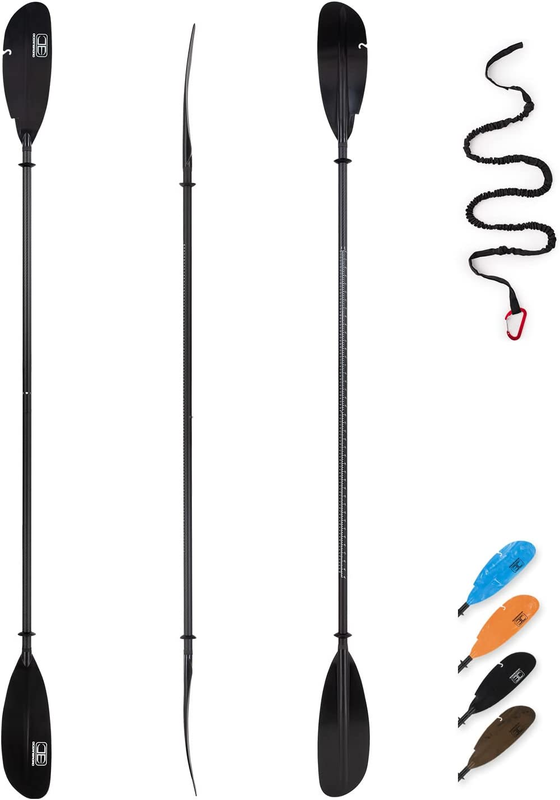 Paddle Shaft - 98in/250cm Carbon Fiber Shaft Paddles Kayaki