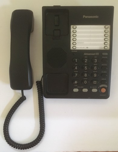 Panasonic KX-TS105B Integrated Telephone System - Black Office Business Phone