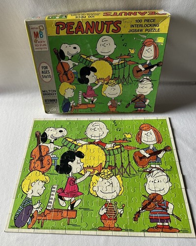 VTG 1966 Peanuts 100 Pc Charlie Brown Snoopy Lucy Jigsaw