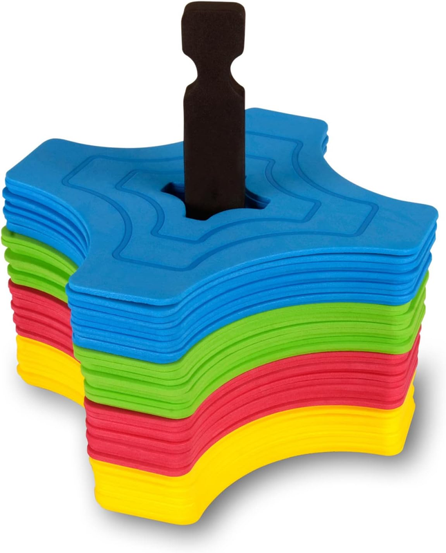 Pro Disc Cones Agility Training Markers,40 Pack,Flat Field Cones Floor Dots for