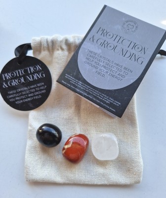 Protection & Grounding Crystals Tumble Stones Minerals Chakra Meditation Gift