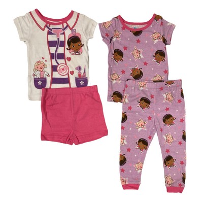 

Disney Junior Girls Doc McStuffins Toddler 2 Хлопковые пижамные комплекты, Pink/purple