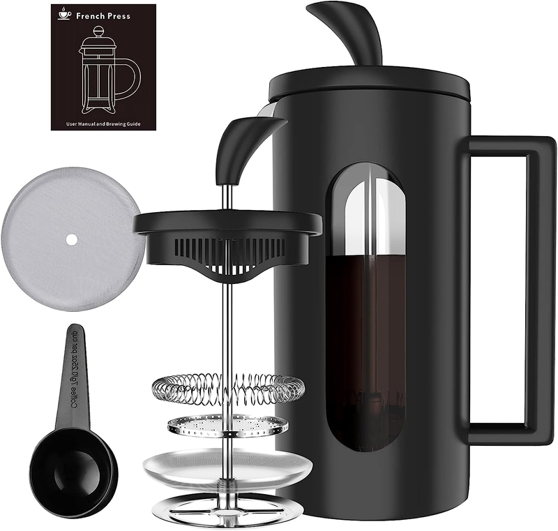 Coffee Maker Cafetiere - 350ml - 4 Level Filtration System