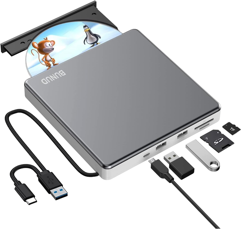 External Blu Ray Drive BD Player Read/Write Portable BluRay Drive Burner USB 3.0