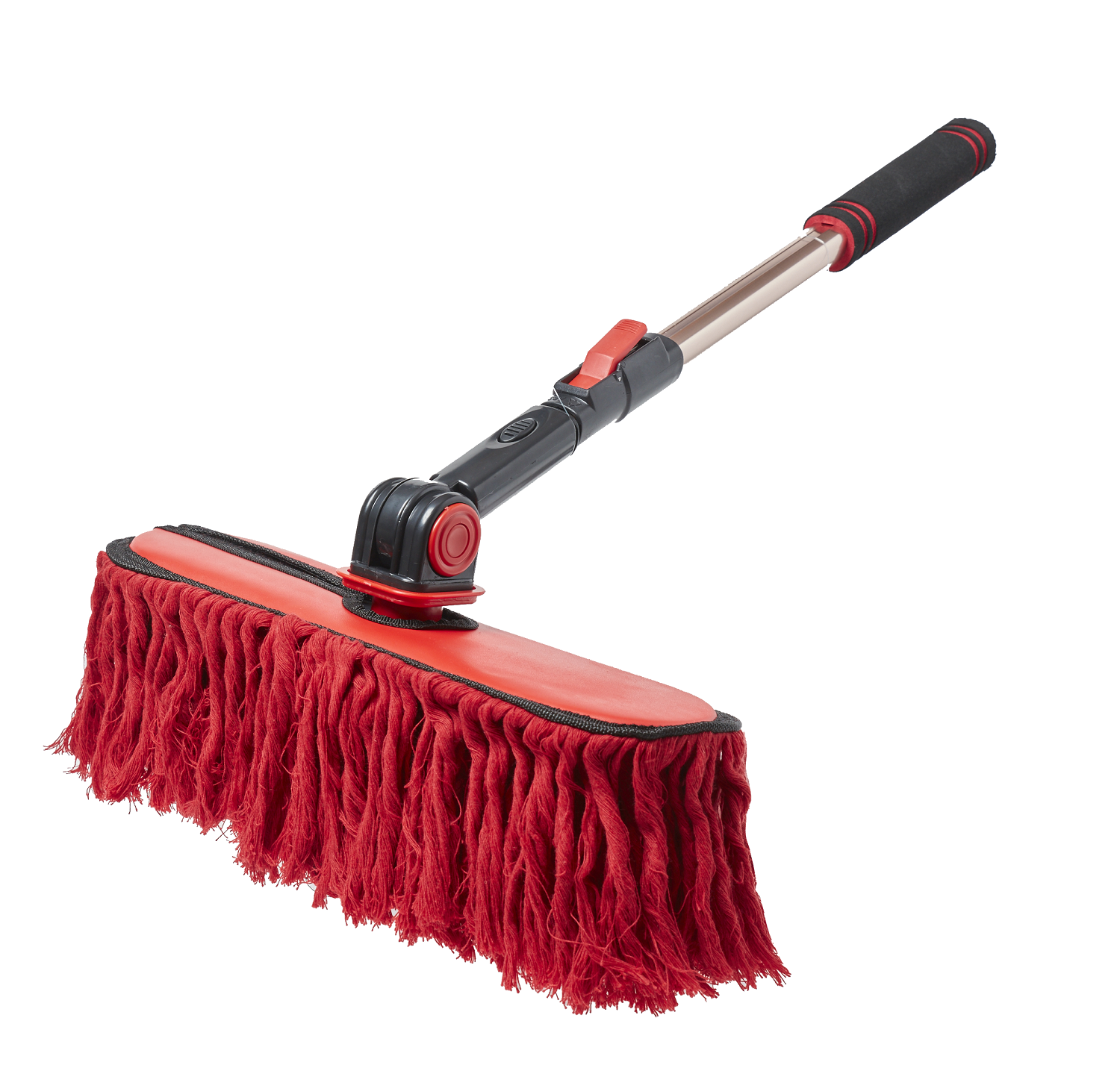 California Car Duster Triple Threat 14" W Mop W Extension Handle Home