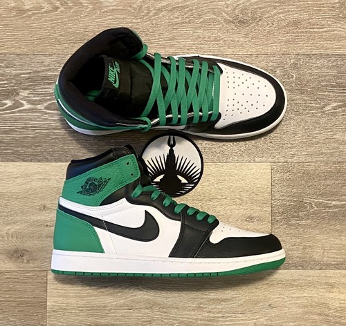 Nike Air Jordan 1 Retro High OG 'Lucky Green' Black White