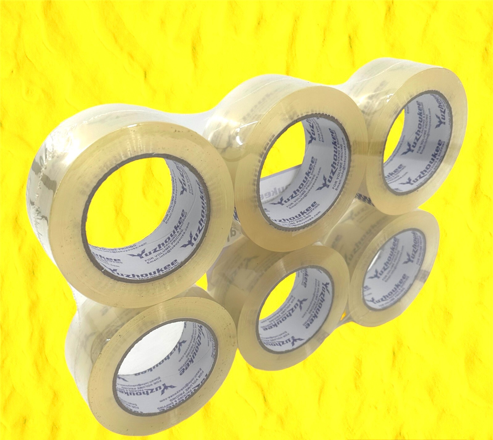 Clear Tapes Carton Sealing36 Rolls 110 Yards 2 inch 2 Mil Crystal  Super sticky