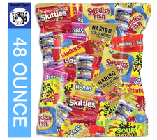 Kids Assorted Candy 48oz Pack Sour Patch Skittles ...
