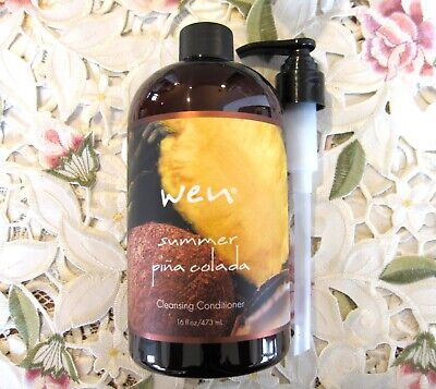 ~WEN by Chaz Dean ~SUMMER PINA COLADA~CLEANSING CONDITIONER 16 oz. w/Pump~*NEW*
