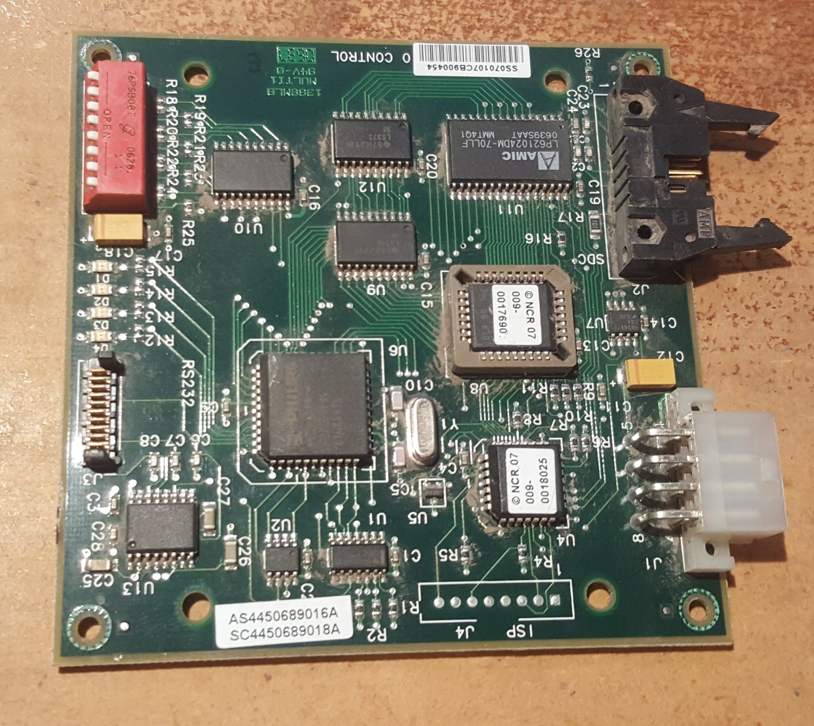 NCR 5890-5890E ATM SelfServ Enhanced Audio Control Board P/N: 445-0689018A