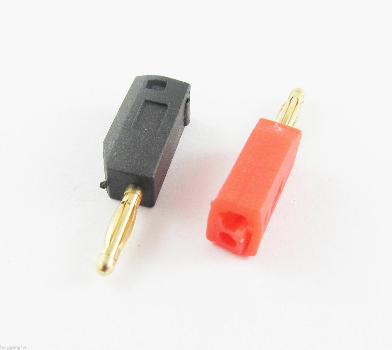 10pcs Gold Copper Radioshack Stackable 2mm Mini Banana Plug Connector