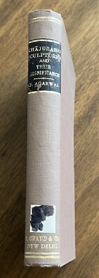 Khajuraho Sculptures And Their Significance 1964 HC By Urmila Agarwal Vintage