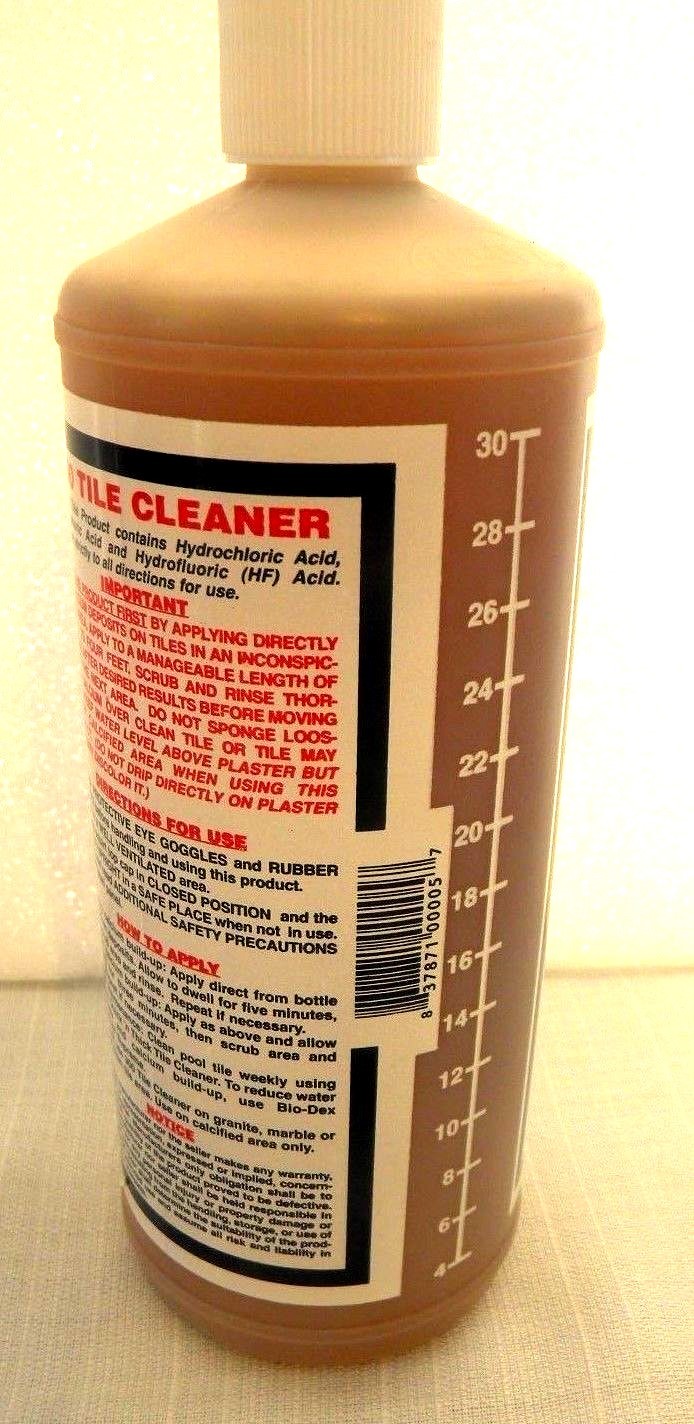 BIO-DEX  #300  Pool Spa Tile Cleaner 1 Quart Bottle BD300 Made in USA Fast Ship