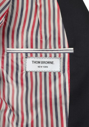 Pre-owned Thom Browne York Blue Blazer Sport Coat Size 40 It / 4 U.s.