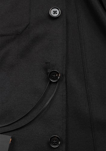 Pre-owned Zegna Black Oasi Cashmere Overshirt Size 56 It / 46r U.s.