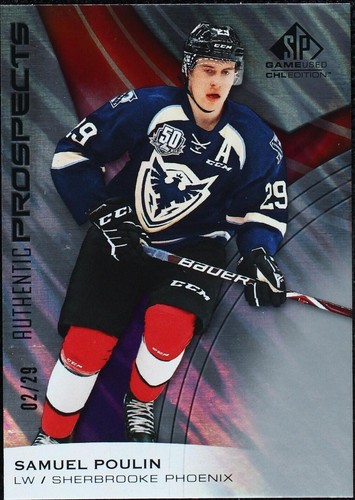 2019-20 Upper Deck SP Game Used CHL Edition - Samuel Poulin #23