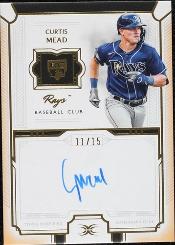 2024 Topps Definitive Collection - Curtis Mead #DRA-CM1