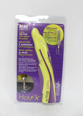 The Beadsmith Cordless Vacuum Hot Fix Applicator with LED Spotlight