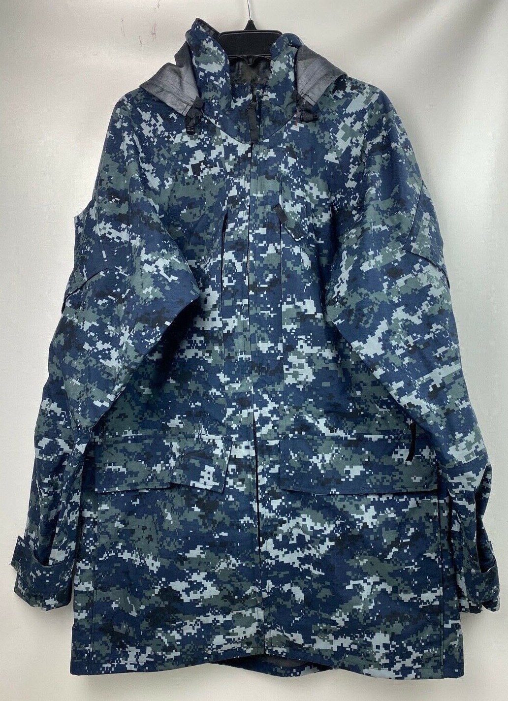 USN Navy Working Uniform NWU Type I Blue Gore-Tex Parka