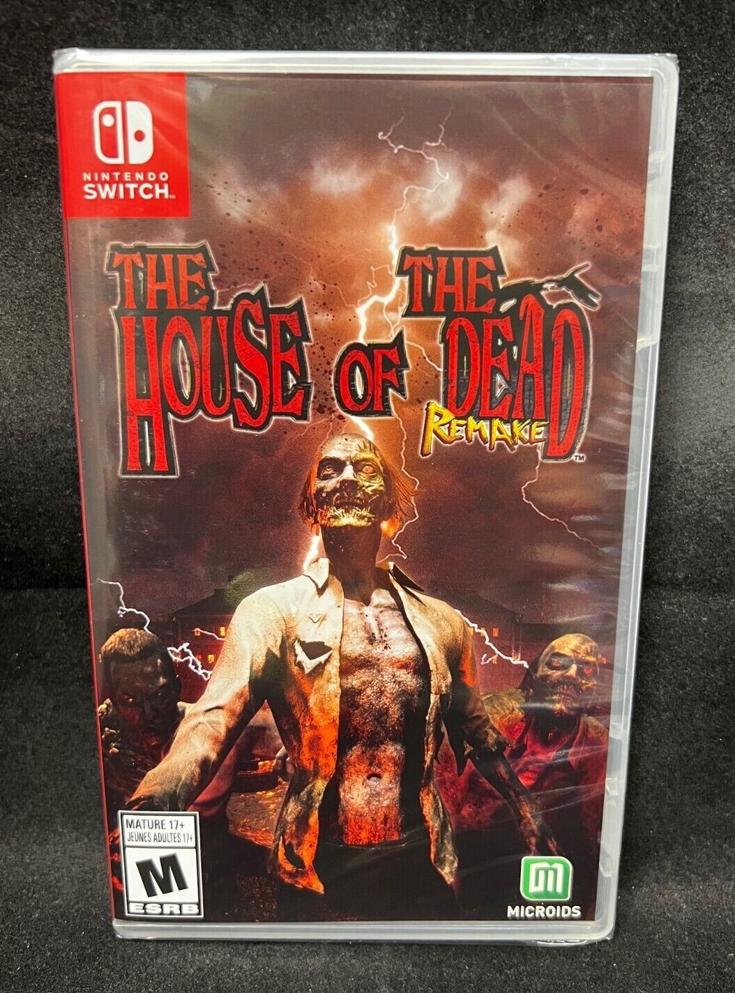 Nintendo Switch GODHERO Nintendo Switch Gray Console with Mario Strikers: Battle