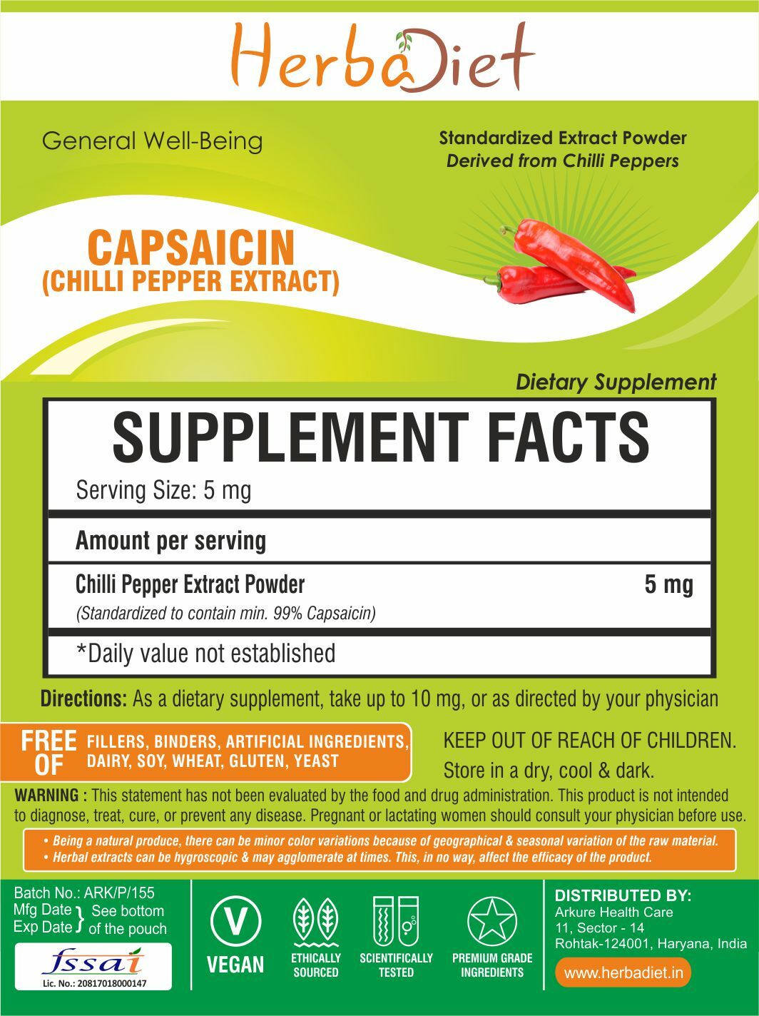 CAPSAICIN 99 Chilli Pepper Extract PURE Natural 16,000,000 SHU Capsaicin Powder eBay