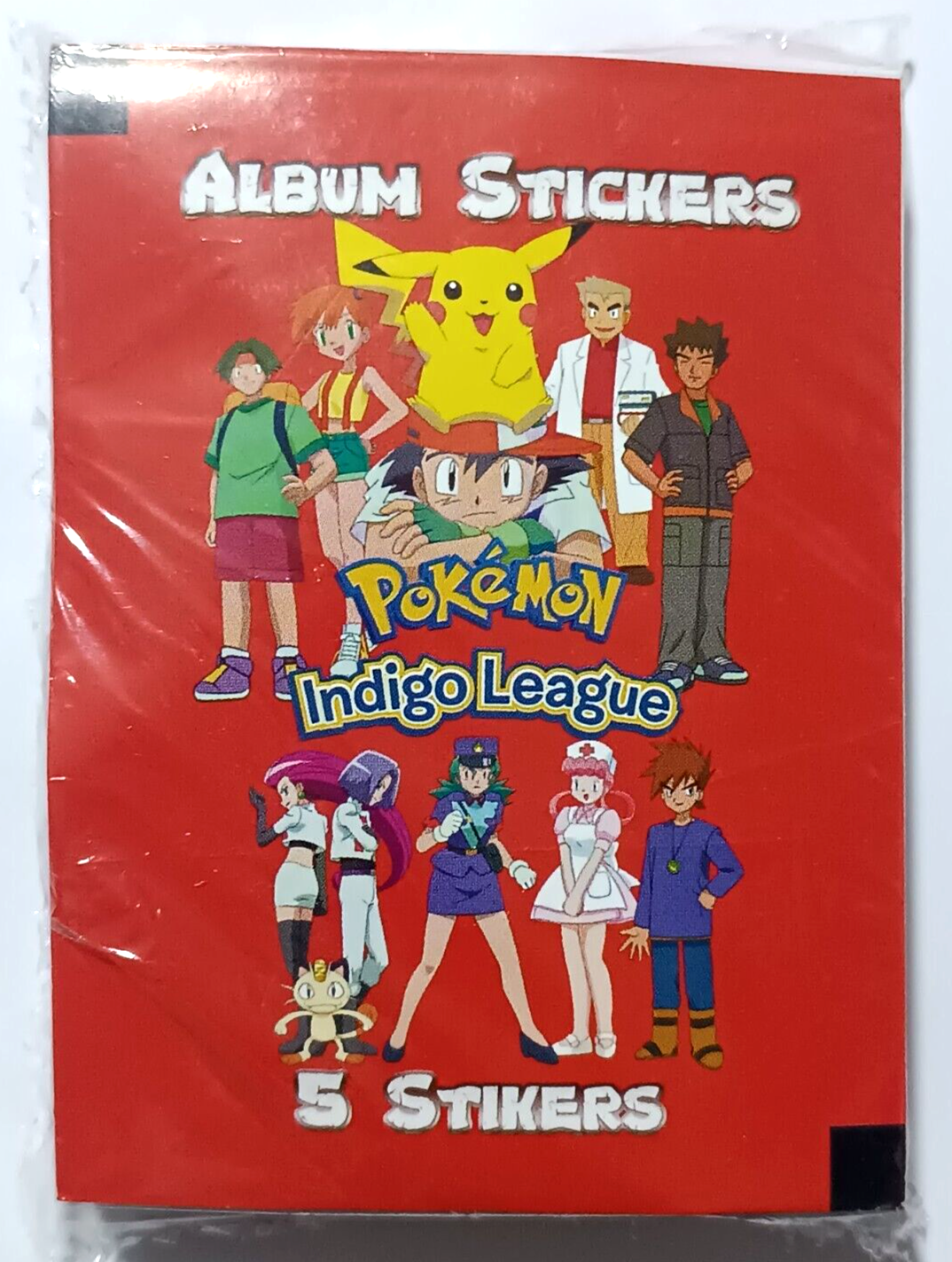 2022 POKEMON INDIGO LEAGUE Stickers - PACKAGE (25 SEALED