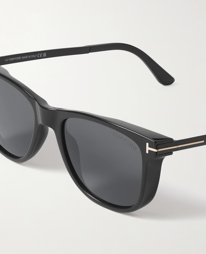 Pre-owned Tom Ford Ft1104-01a-53 Black Sunglasses In Gray