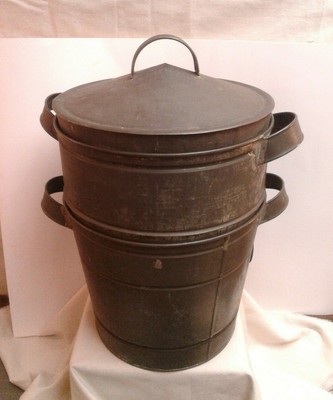 Primitive Peerless Cooker Company Steamer Late 1800s Era Copper Bottom