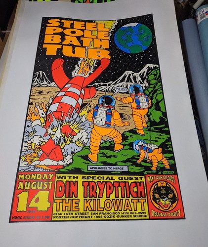 KOZIK STEEL POLE BUTH TUB シルクスクリーンポスター KOZIK STEEL POLE BUTH TUB シルクスクリーンポスター - メルカリ