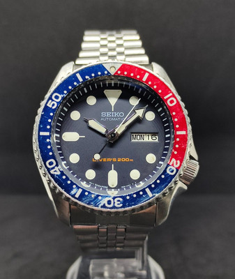 PRE OWNED RARE SEIKO DIVERS 7S26-0029 SKX175 SINGAPORE AUTOMATIC MEN WATCH361141