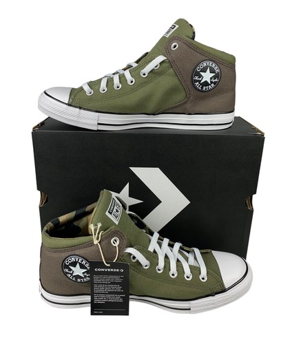 

НОВИНКА Зеленые мужские кроссовки Converse Chuck Taylor All Star High Street Mid Utility, размер 12, Зеленый, Street