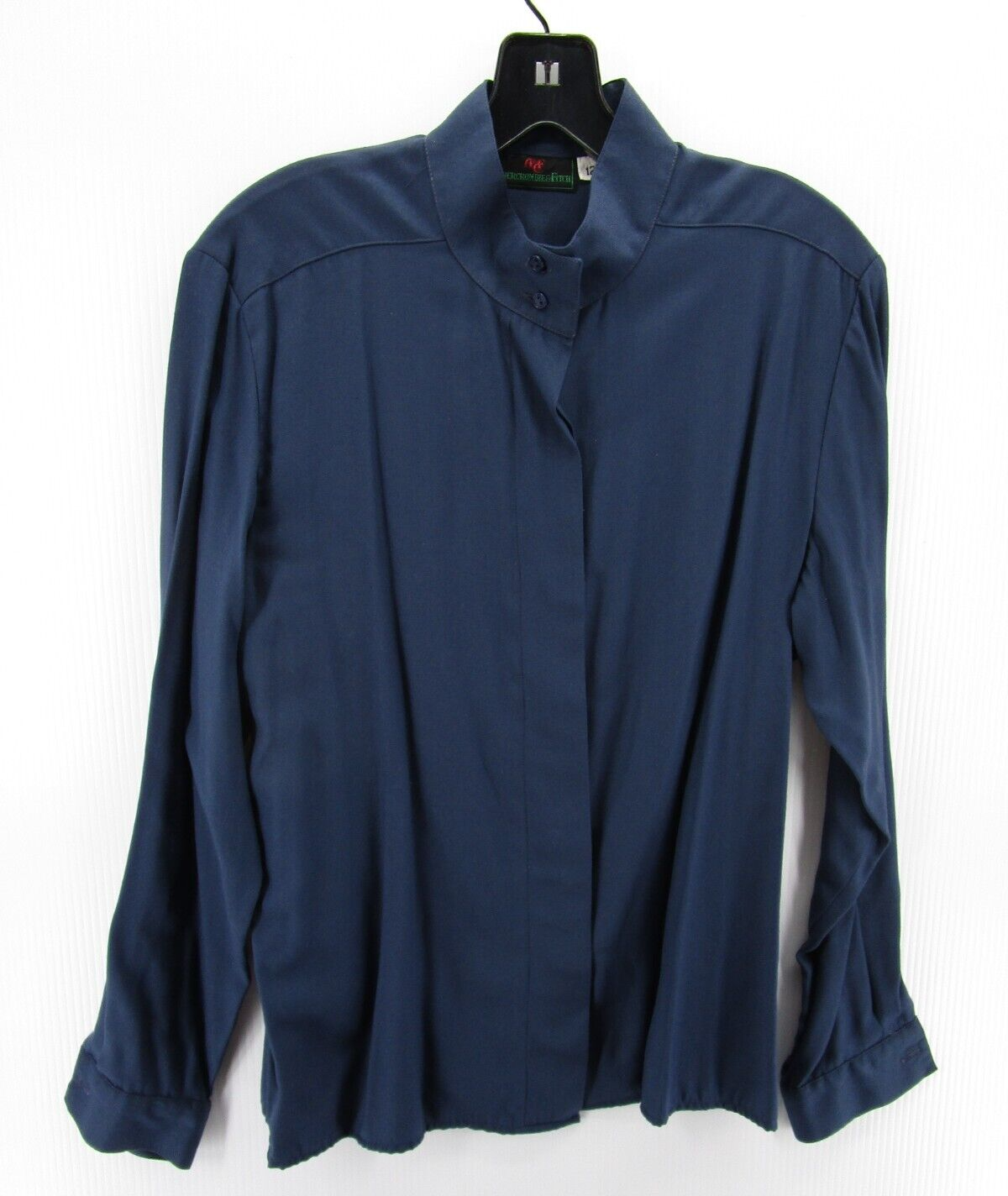 VINTAGE Abercrombie & Fitch Shirt Women 12 Blue Button Down