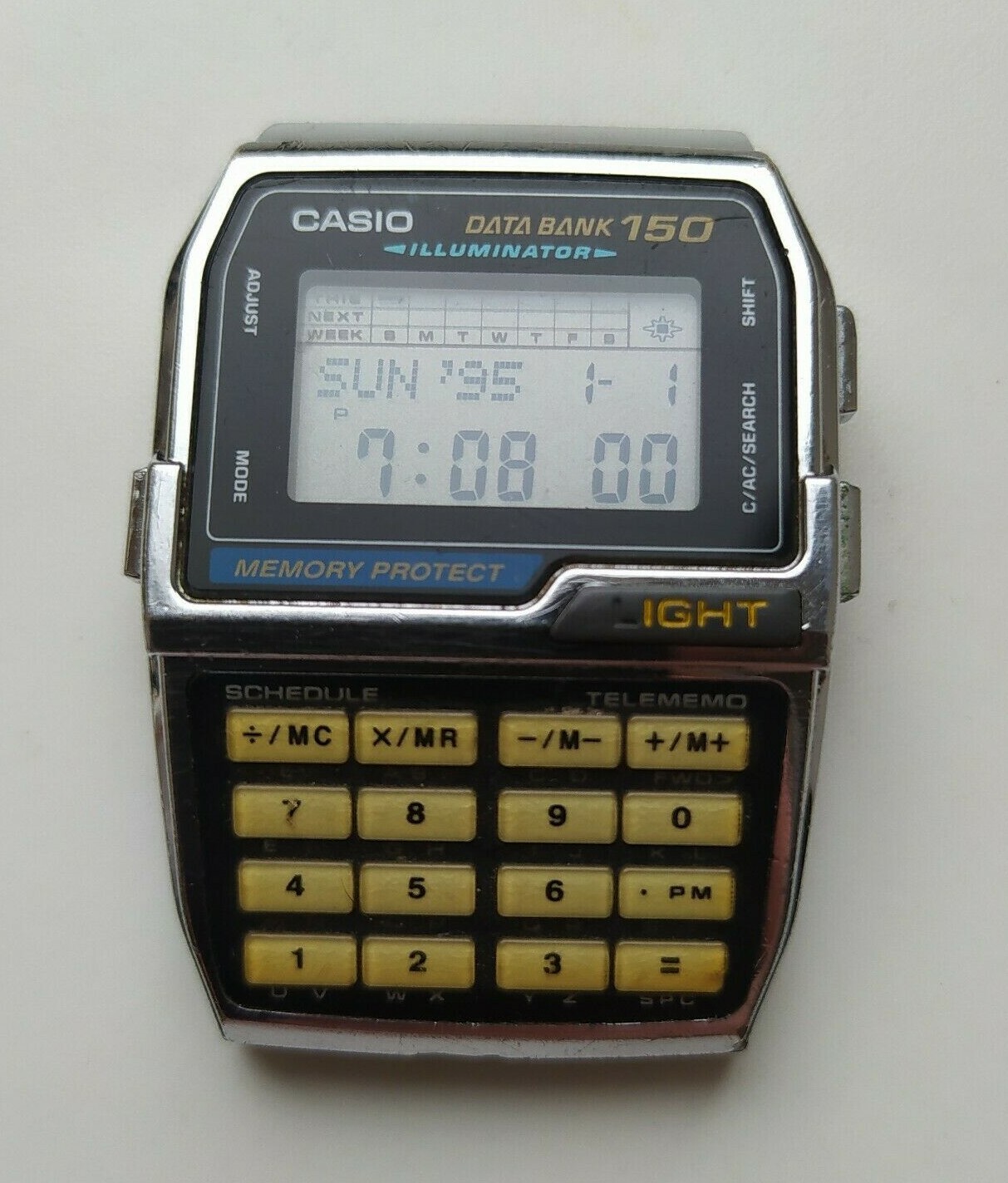 CASIO データバンク DBC-1500 ヴィンテージ デジタル 計算機付 CASIO DATA BANK DBC-1500 | しばさんのカメラ・腕時計のブログ