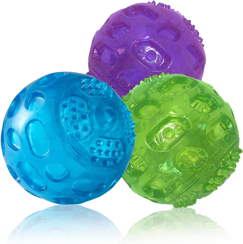 For Dog 3.2 Inches Indestructible Dog Fetch Ball Kong Sque