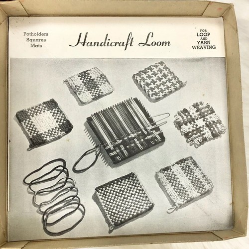 Vintage Weaving Metal Loom Loop Weaving Handicraft Wool Novelty Company