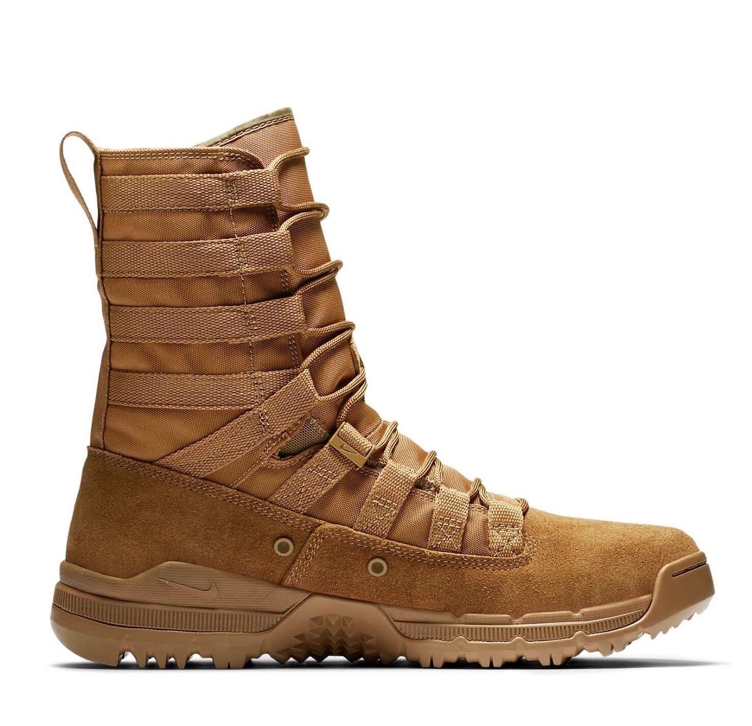 Pre-owned Nike Sfb Gen 2 Lt 8" Military Army Coyote Leather Boots 922471-900 [all Sizes] In Brown