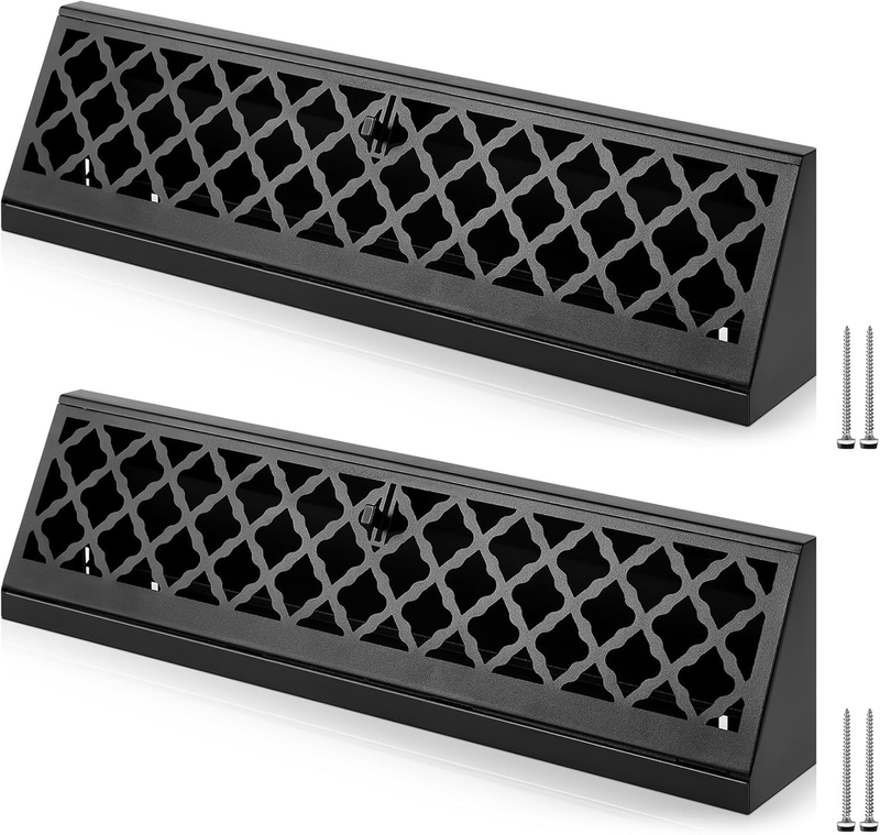 Blulu 2 Pcs Baseboard Register Duct Opening Size Modern Design Vent Covers for H